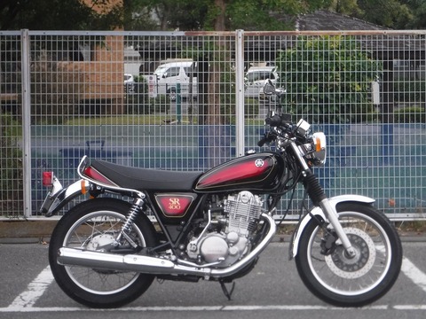 人気 グリーン サンバースト SR400 カフェ ボバー ノーマル・ルック スカチューン マフラー改 カスタム多数 ヤマハ 1JR 検 ZXCV19469