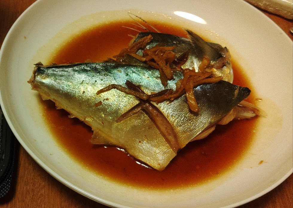 鯖醤油煮