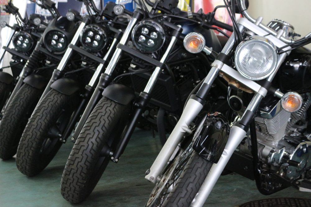 250ccアメリカンたくさんあります！　HONDAレブル250　YAMAHAドラッグスター250