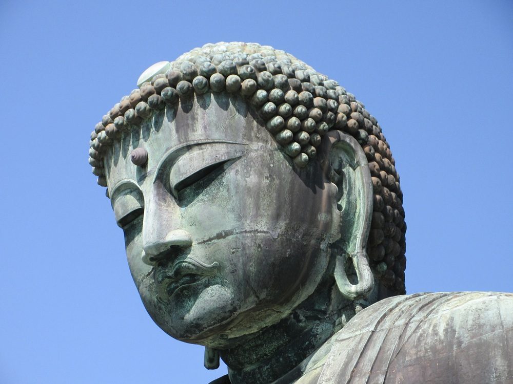 鎌倉大仏頭部