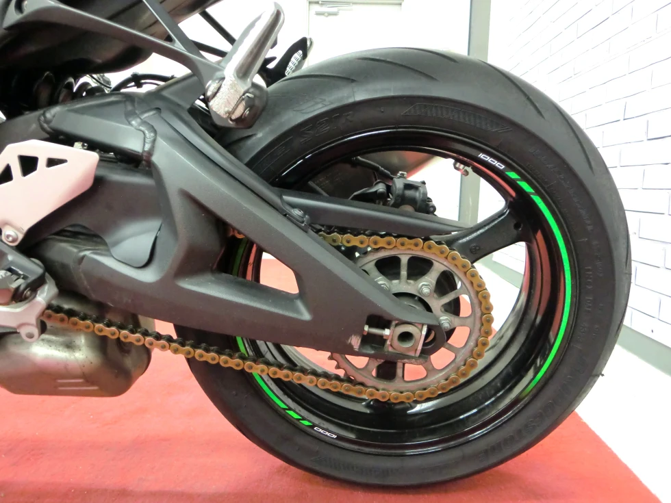 カワサキ ZX-10R 2022年式 純正OPスライダー、ニーパッド装着車！の