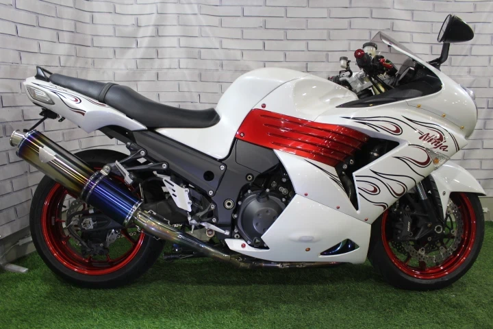 カワサキ ZZ-R1400 ワイバンフルエキマフラー ハリケーントップ
